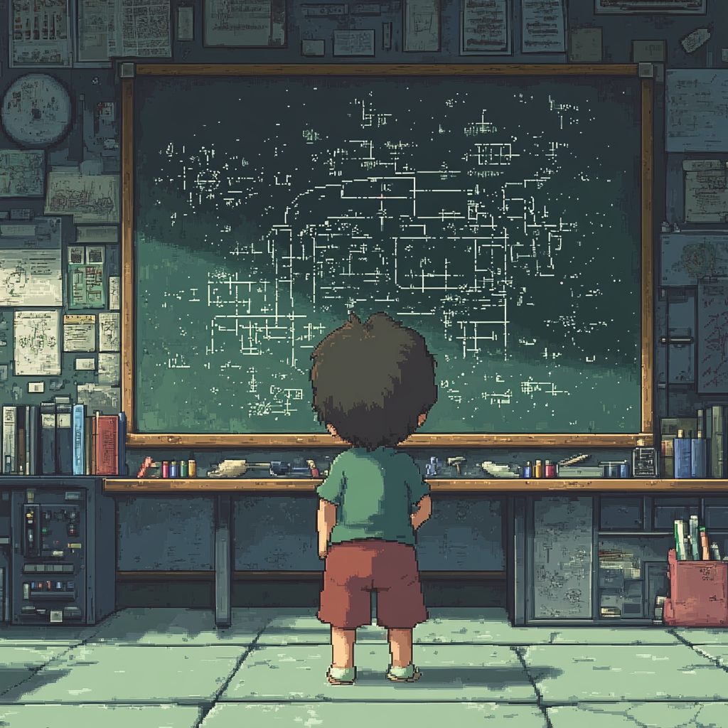 Ghibli-style child character representing our students